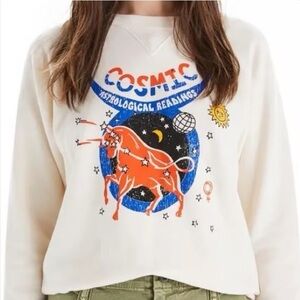 MOTHER The Square Cosmic Sweatshirt Small